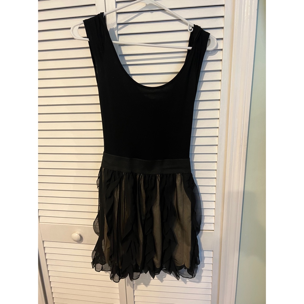 Super Cute Black Dress With Elastic Waist Brand Eight Sixty Size Small